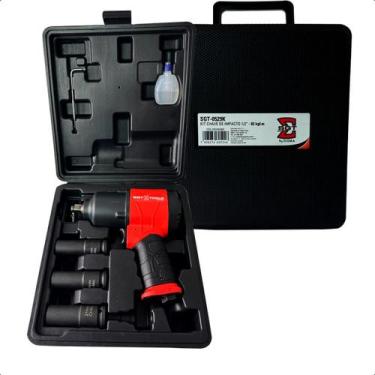 Imagem de Kit Chave De Impacto Pneumática 1/2 82kgf Sgt-0529k Sigma - SIGMA TOOL