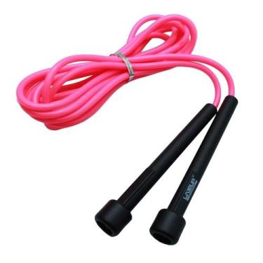 Imagem de Corda De Pular Cross Simples PVC Liveup, Rosa
