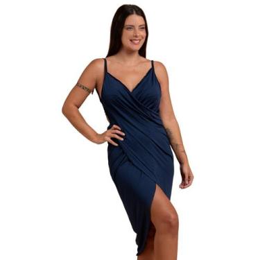 Imagem de Saida De Praia Vestido De Amarrar Estilosa Vira Canga Verao - HYPESHOP