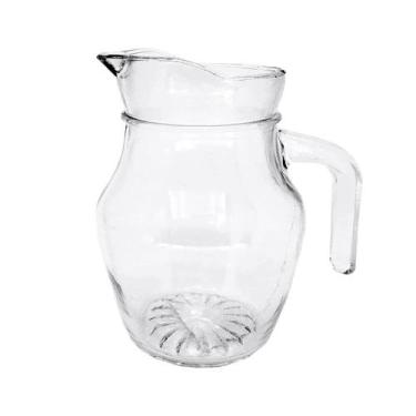 Imagem de Jarra de Vidro Lisa com Alça Em Casa Tem 500ml - EmCasaTem