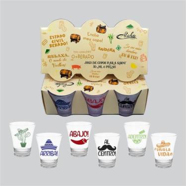 Imagem de Kit 6 Copos Dose 50ml Peck - Aloha, Cristal