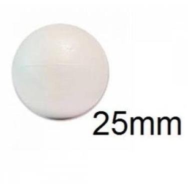 Imagem de bola de isopor 25mm com 100 unidades 2,5cm - KISOPOR_EPS_ARMARINHOS