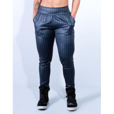 Imagem de Calça Jogger Estampada com Brilho e Bolsos  - Fitmoda, 3130, M