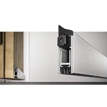 Imagem de Veda Porta Automático Ajustável 72 Cm De Sobrepor - Alumínio - Comfort
