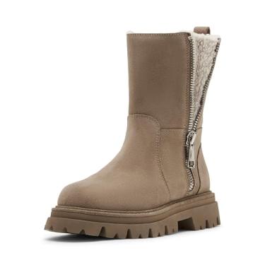 Imagem de Blondo Bota feminina Burnout na altura do tornozelo, Camurça amêndoa, 41