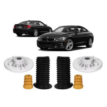 Imagem de Kit Coxim Batente Coifa Dianteiro Bmw 435i 2013 2014 2015 - QualyKits