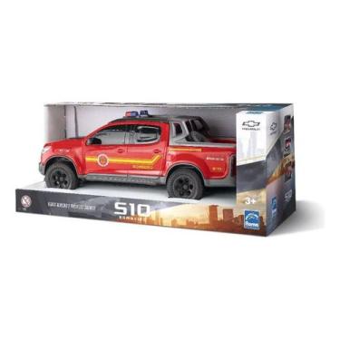 Imagem de Carrinho Caminhonete  Pick-Up Chevrolet S10 Bombeiro Roma