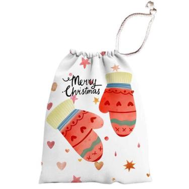 Imagem de Enfeite pendente sacola bota meia natal - luva papai noel - casinha 4