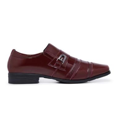 Imagem de Sapato Social Masculino Bico Fino Quadrado Formal Para Homem - Schiare