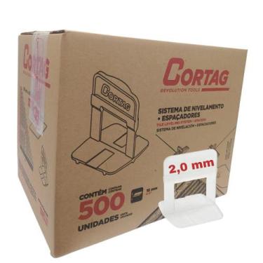 Imagem de Espaçador Nivelador Tradicional Porcelanato Cortag 2,00 MM-Granel (CAI