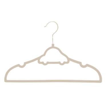 Imagem de Kit 30 Cabides de Carrinho Veludo Infantil - Magala, Creme