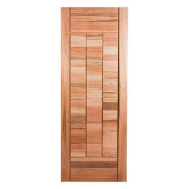 Imagem de Porta PM97 em Madeira Maciça Eucalipto Cruzeiro, 90cm x 210cm