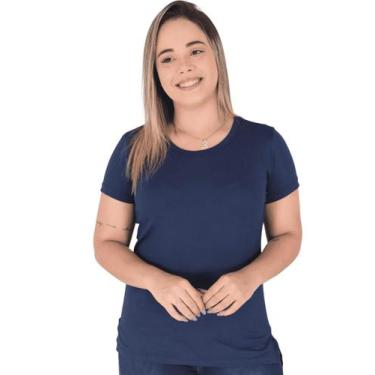 Imagem de T shirt Long line Feminina Blusa Viscolycra Alongada Cumpridinha Básic