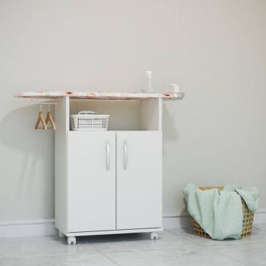 Imagem de Tabua de Passar Roupas com 2 Portas Agne . Branco
