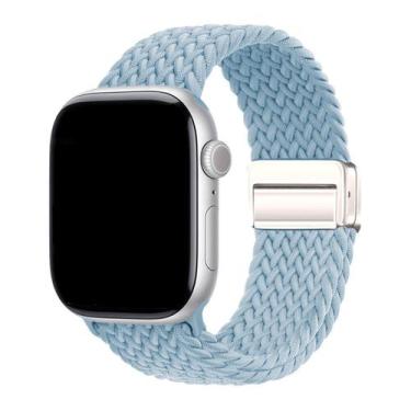 Imagem de Pulseira Nylon Trançada Magnética Compatível com Apple Watch - Baú do 