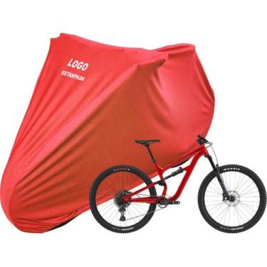 Imagem de Capa Bike Personalizada Com Logo Cannondale Habit 3 Mtb - Mz, Vermelho