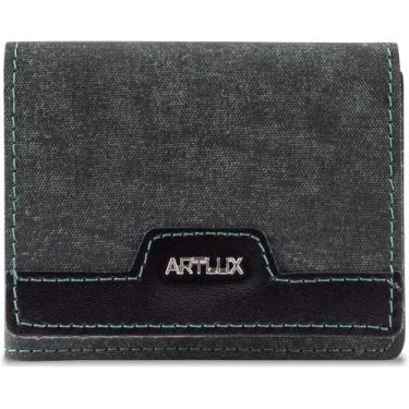 Imagem de Carteira Pequena Trifold Artlux Slim 944, Verde