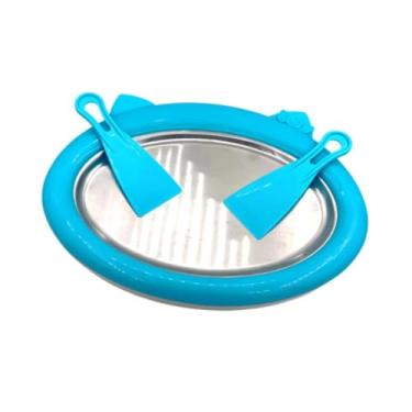 Imagem de Bothyi Fabricante de sorvete instantâneo, máquina de iogurte frito multiuso diy, fabricante de placa de sorvete para sorvete, Azul