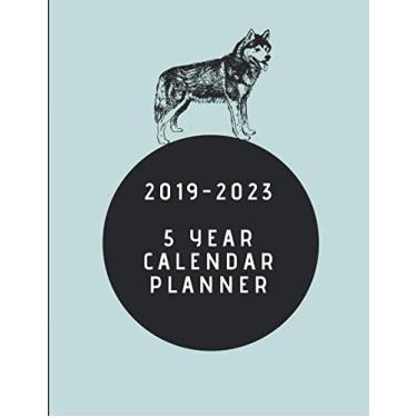 Imagem de 2019-2023 5 Year Calendar Planner: Husky Themed Weekly Diary