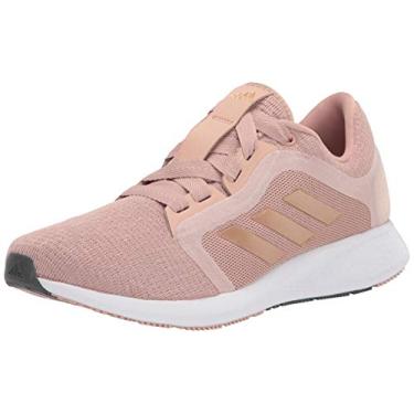 Imagem de adidas Tênis de corrida feminino Edge Lux 4, Pérola/cobre metálico/branco, 12