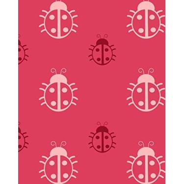 Imagem de Back To School Notebook - Cute Ladybug Design with SOFT Cover: 8 x 10 size. 108 pages. Wide Ruled. Ideal gift idea for daughter, niece, little sister, young student