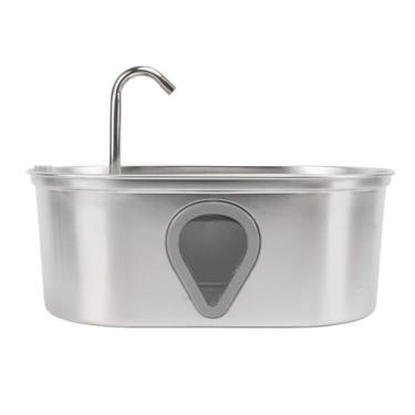 Imagem de Fonte de água para Gatos 304 de Aço Inoxidável 3,5L Com Filtro Automático para Animais de Estimação Fonte de água para Gatos Alimentador de água para Gatos Com Operação