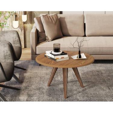 Imagem de Mesa Lívia Decorativa Para Ambientes Internos Com Pés Palito Retrô  JM
