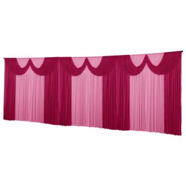 Imagem de Cortina Paris Malha Gel Enfeite Igreja Festas  9 metros - Dennis Confe