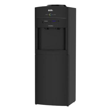 Imagem de Bebedouro de Coluna para Garrafão Compacto Eos Mineralle Compressor Preto Ebc05pc 110v