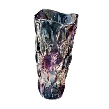 Imagem de Bothyi Vaso de vidro para flores, peça central de mesa, vaso de arte moderno, arranjo de flores secas, recipiente floral para escritório, estante, decoração, 13x29.8x8.5cm