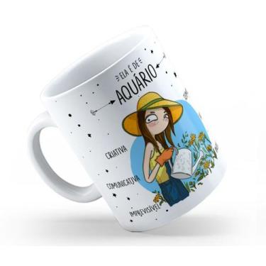 Imagem de Caneca Cerâmica Branca Que Signo Ela é 325ml - I Love Be Nerd