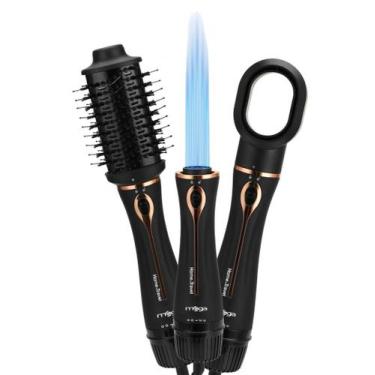 Imagem de Escova Secadora 1200W Bivolt 2 acessórios 3 em 1 - Mega Profissional, 