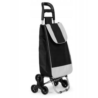 Imagem de Carrinho de Compras Feira multiuso 6 Rodas sobe escadas - BolaAzul