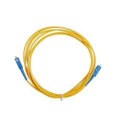 Imagem de Equipamento de comunicação 1PCS Fiber Optic Cable UPC SC to SC Extension Wire Single-Core Single Mode Simplex Indoor Patch Cord 1M/5M/10M/15M/20M/30M Jumper de fibra óptica(1M)