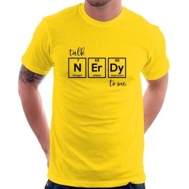 Imagem de Camiseta Talk Nerdy To Me - Foca na Moda, Amarelo, GGG