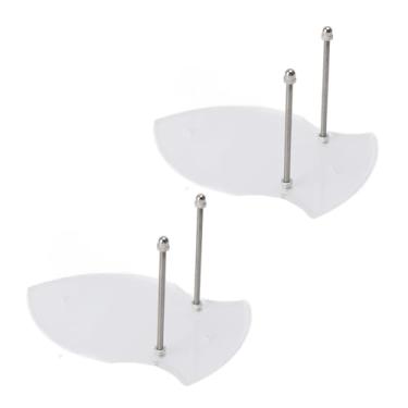 Imagem de Suporte de Espada Acrílica, 2pcs Montagem de Parede Visor Vertical Stands para Sabres de Luz de Espadas Com Suporte de Acrílico Resistente para o Escritório Em Casa (Acrílico 2)
