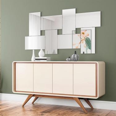 Imagem de Buffet Channel 100% mdf Nature Off White Fabrimóveis Nature/Off White