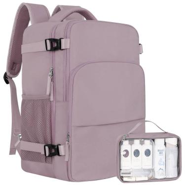Imagem de Mochila Sinaliy Travel Laptop de 16 polegadas à prova d`água para mulheres