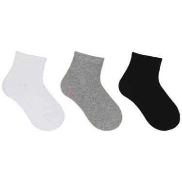 Imagem de Kit 3 Pares de Meias Juvenil Hoahi Cano Curto