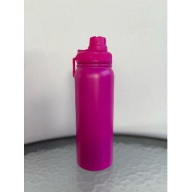 Imagem de Garrafa Térmica  Inox 800ml agua gelada e quente com logo e vedação - 