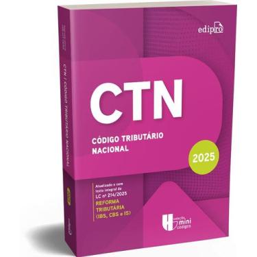 Imagem de Livro - Código Tributário Nacional 2025 - Coleção MINICÓDIGOS