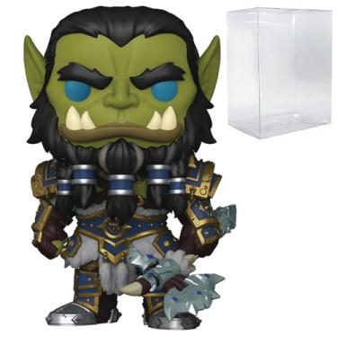 Imagem de POP Jogos: World of Warcraft - Boneco de vinil Thrall Funko (incluído com caixa protetora compatível), multicolorido, 9,5 cm