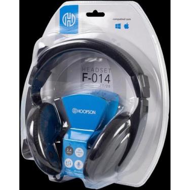 Imagem de Fone de Ouvido com Microfone Headset Grande Preto - Hoopson