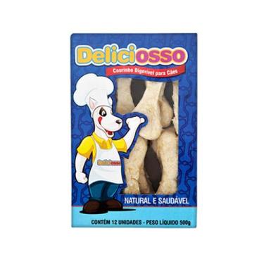 Imagem de Ossinho Para Cachorro Deliciosso Natural Moldado Caixa com 12 unidades