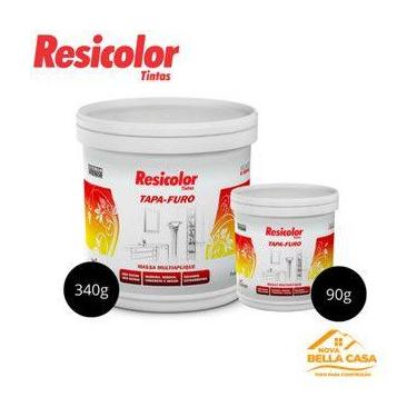 Imagem de Multimassa Tapa Furo Buraco Ambiente Externo e Interno Resicolor, 90g