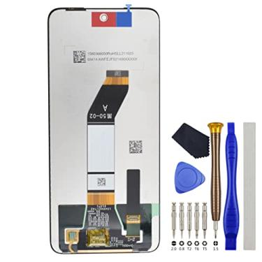 Imagem de Substituição de montagem de tela sensível ao toque de digitalizador LCD completo para Xiaomi Redmi Note 11 4G Redmi 10 incluindo kit de ferramentas preto de 6,5 polegadas