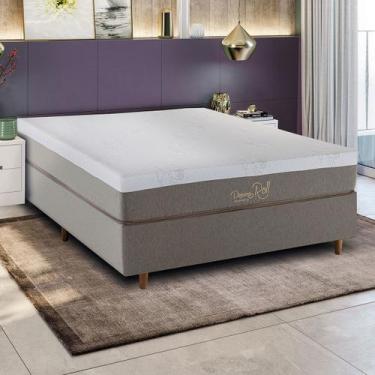 Imagem de Colchão Casal Nuvellê com Molas Ensacadas 138x188 Cinza - Colchões Kap