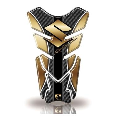 Imagem de Protetor De Tanque Adesivo Moto Suzuki Dourado Dourado