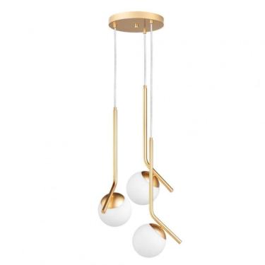 Imagem de Pendente 3 Luzes E27 24x24x150cm Dreams Drmc3e27pdgd Bronzearte