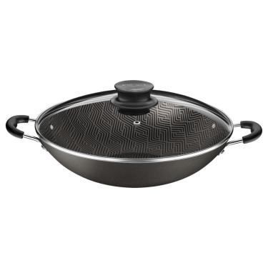Imagem de Wok Tramontina Paris com Revestimento Interno E Externo Em Antiaderente Starflon Max Ch...